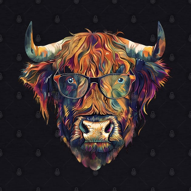 Hamish the Highland Hipster: Trendsetter with Horns by Carnets de Turig